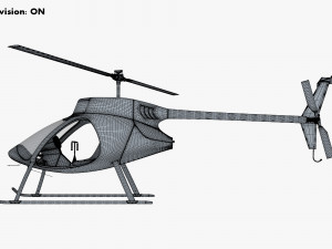 Generic Light Helicopter M 1 3D मॉडल
