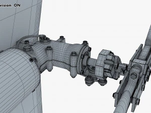 Generic Light Helicopter M 1 3D Model