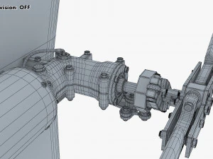 Generic Light Helicopter M 1 3D Model