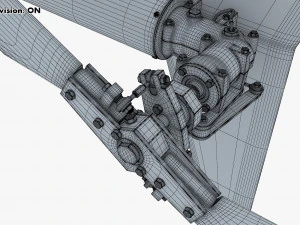 Generic Light Helicopter M 1 3D Model
