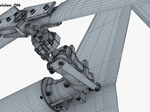 Generic Light Helicopter M 1 3D Model