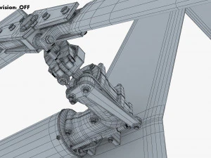 Generic Light Helicopter M 1 3D Model