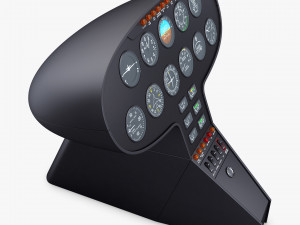 Aircraft Instrument Panel v 1 3Dモデル