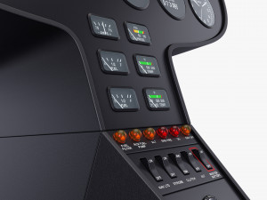 Aircraft Instrument Panel v 1 3Dモデル