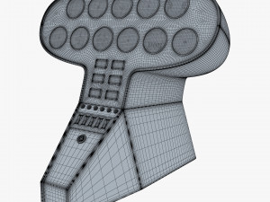 Aircraft Instrument Panel v 1 3Dモデル