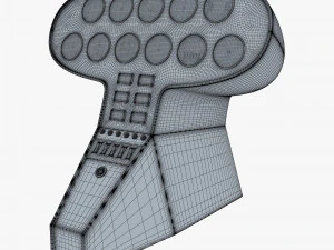 Aircraft Instrument Panel v 1 3D Model