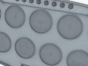 Aircraft Instrument Panel v 1 3D Model