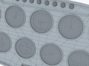 Aircraft Instrument Panel v 1 3D Model
