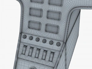 Aircraft Instrument Panel v 1 3D Model