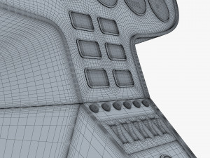 Aircraft Instrument Panel v 1 3Dモデル