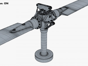 Helicopter Main Rotor System v 1 3Dモデル