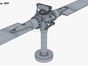 Helicopter Main Rotor System v 1 3Dモデル