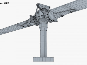 Helicopter Main Rotor System v 1 3Dモデル