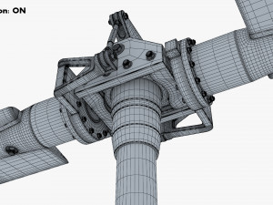 Helicopter Main Rotor System v 1 3Dモデル