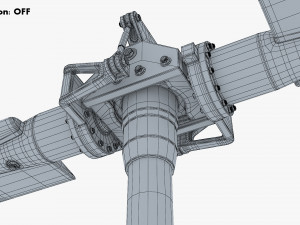 Helicopter Main Rotor System v 1 3Dモデル