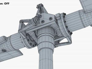 Helicopter Main Rotor System v 1 3D Model