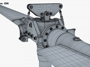 Helicopter Main Rotor System v 1 3Dモデル