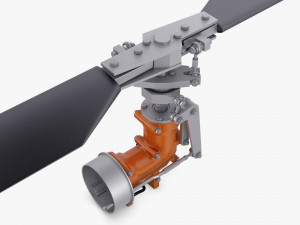 Helicopter Tail Rotor v 1 3D Model