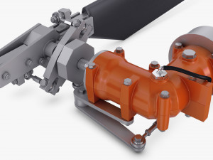 Helicopter Tail Rotor v 1 3D Model