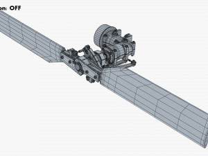 Helicopter Tail Rotor v 1 3D Model