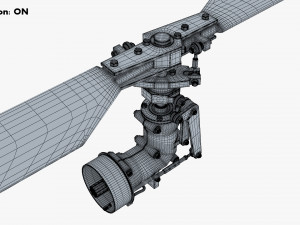 Helicopter Tail Rotor v 1 3D Model