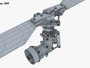 Helicopter Tail Rotor v 1 3D Model