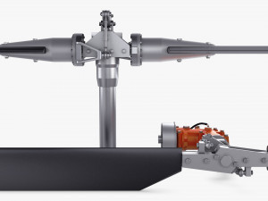 Helicopter Rotor System v 1 Modelo 3D