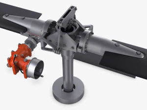 Helicopter Rotor System v 1 3D Model