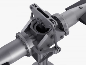 Helicopter Rotor System v 1 3D Model