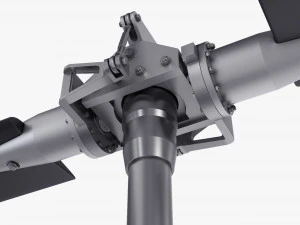 Helicopter Rotor System v 1 3D Model