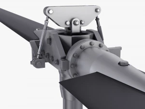 Helicopter Rotor System v 1 3D Model