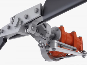 Helicopter Rotor System v 1 3D Model