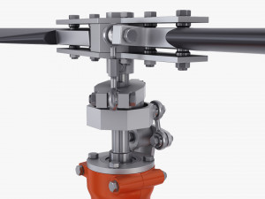 Helicopter Rotor System v 1 Modelo 3D