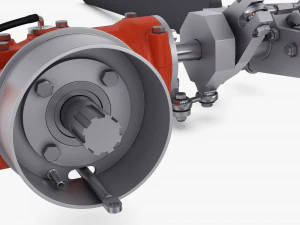 Helicopter Rotor System v 1 3D Model