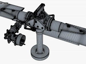 Helicopter Rotor System v 1 3D Model