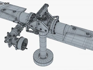 Helicopter Rotor System v 1 3D Model