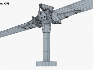 Helicopter Rotor System v 1 3D Model