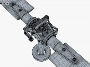 Helicopter Rotor System v 1 3D Model