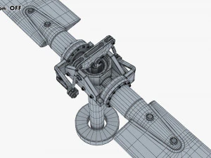 Helicopter Rotor System v 1 3D Model