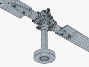 Helicopter Rotor System v 1 3D Model