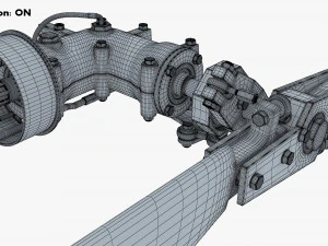 Helicopter Rotor System v 1 3D Model