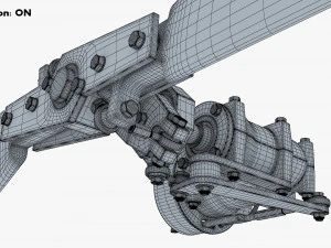 Helicopter Rotor System v 1 3D Model