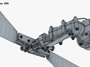 Helicopter Rotor System v 1 3D Model