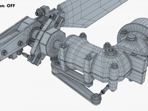 Helicopter Rotor System v 1 3D Model