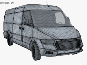 Generic Commercial Cargo Van M 3 3D-Modell