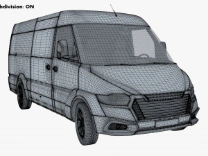Van de carga comercial gen&eacute;rica M 3 Modelo 3D