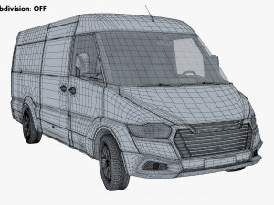 Generic Commercial Cargo Van M 3 3D-Modell