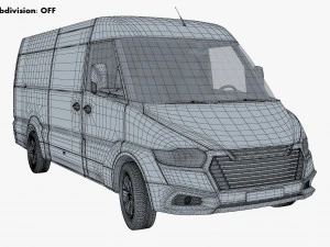 Van de carga comercial gen&eacute;rica M 3 Modelo 3D