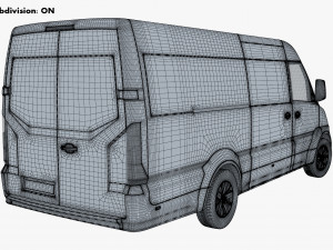Generic Commercial Cargo Van M 3 3D-Modell