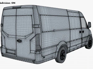 Van de carga comercial gen&eacute;rica M 3 Modelo 3D
